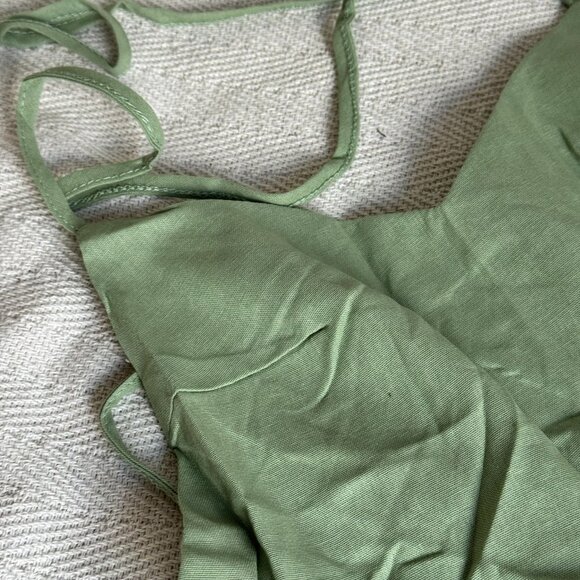 Sage Green Tie-Strap Midi Dress - Picture 4 of 5